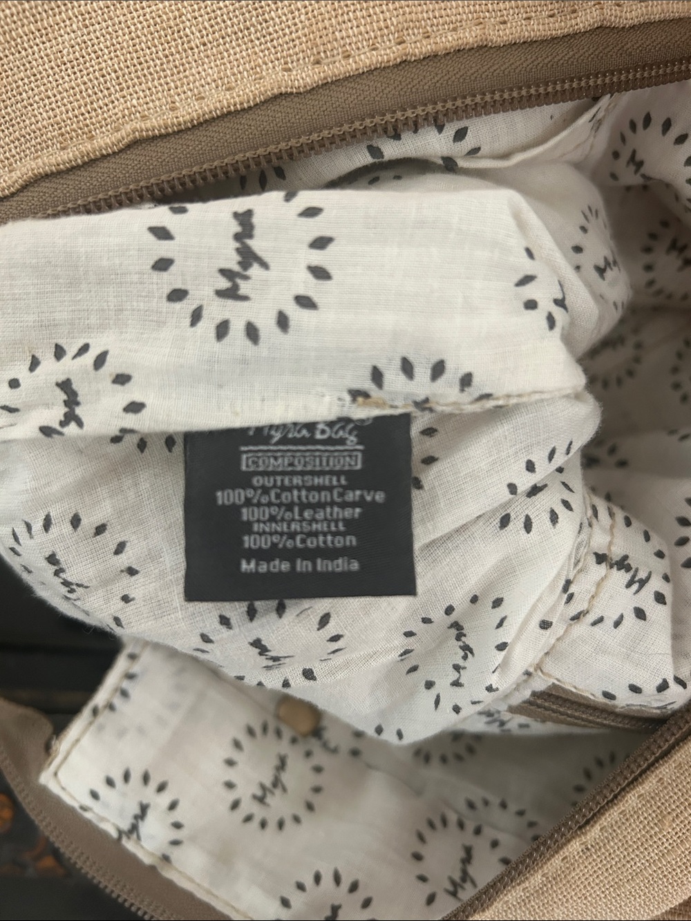 MYRA BAG: MARKET BAG Sustainable Organic Fabric - Picture 9 of 10